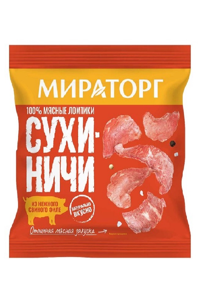 Снек Мираторг Сухиничи Классические из свинины 40г
