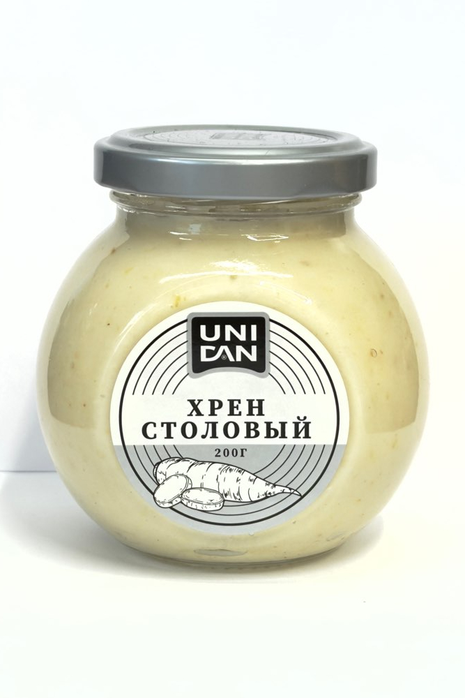 Хрен ЮниДан Столовый стеклянная банка 200г