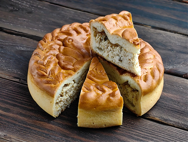 Пирог с курицей и грибами 500г