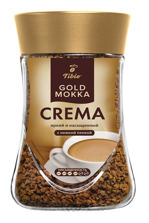 Кофе Тибио Голд Мокка Крема раств ст/б 90г