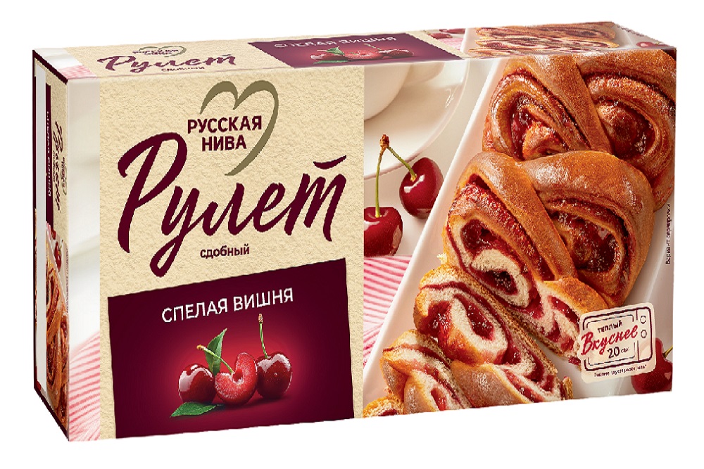Рулет Русская Нива Спелая вишня 250г