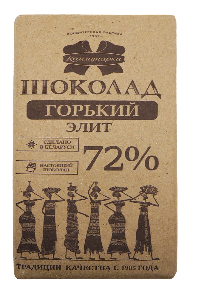 Шоколад Коммунарка горький 72% крафт 75г