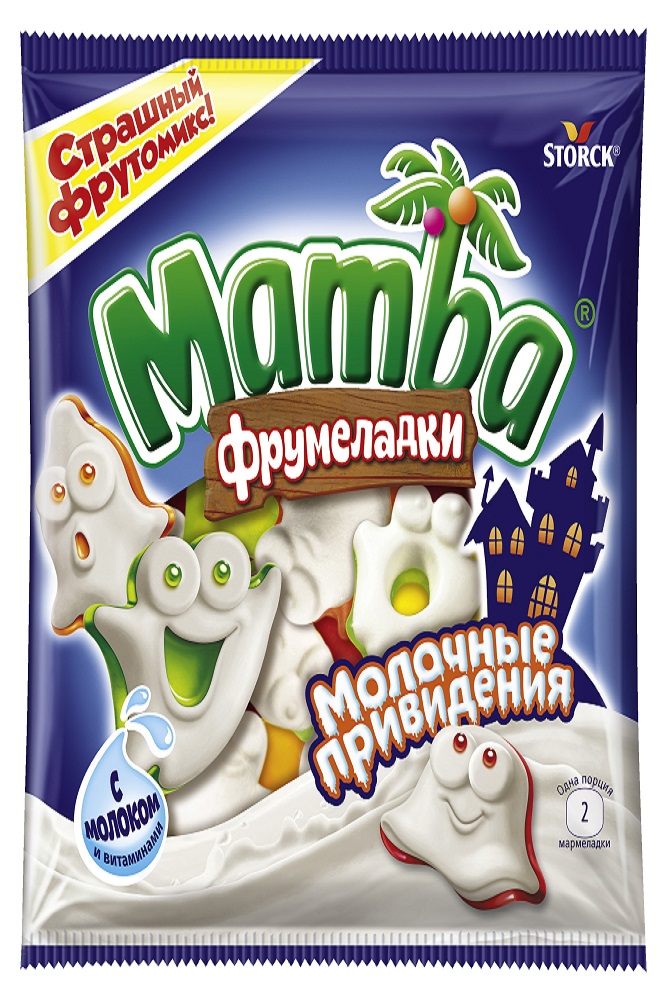 Мармелад жевательный Мамба Фрумеладки Молочные привидения 90г