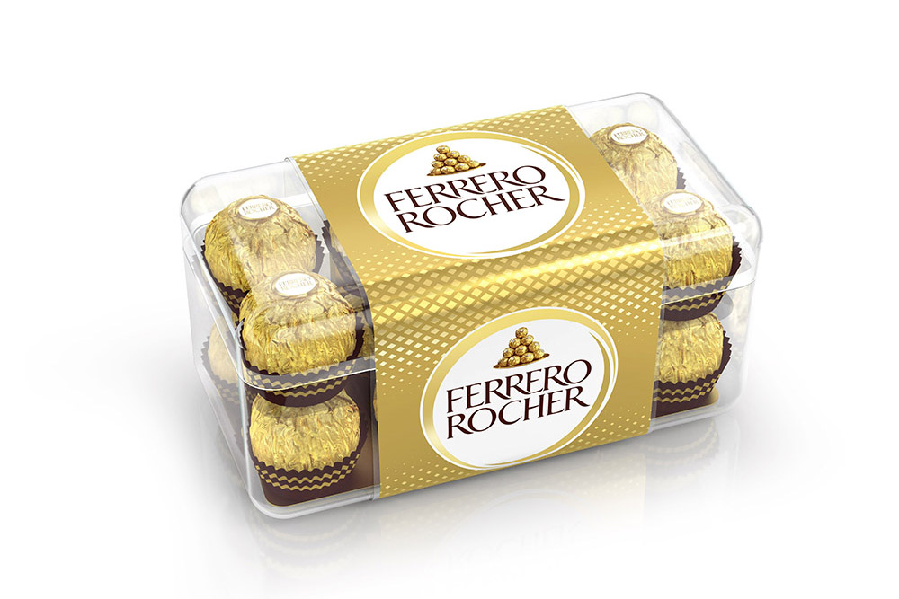 Конфеты Ферреро Рошер молочный шоколад и лесной орех 200г