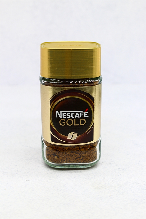 Кофе Нескафе Голд натуральный растворимый с добавлением натурального молотого ст/б 47,5г