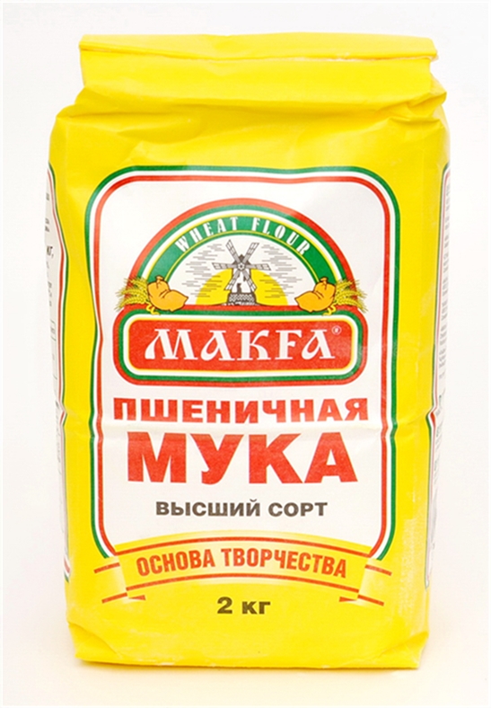 Мука Макфа пшеничная высший сорт 2кг