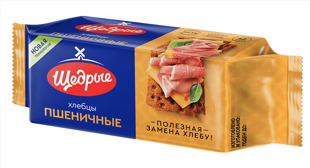 Хлебцы Щедрые пшеничные 100г