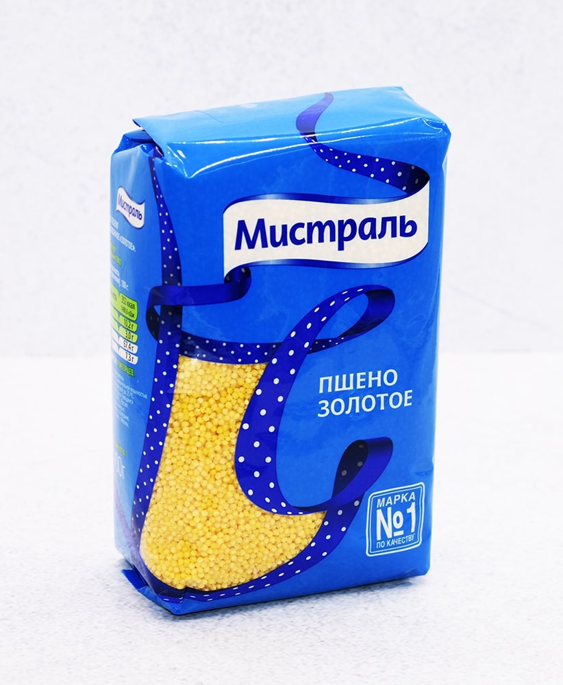 Крупа пшено Мистраль Золотое 900г
