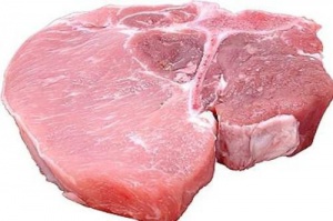 Свинина охлажденная окорок на кости полуфабрикат