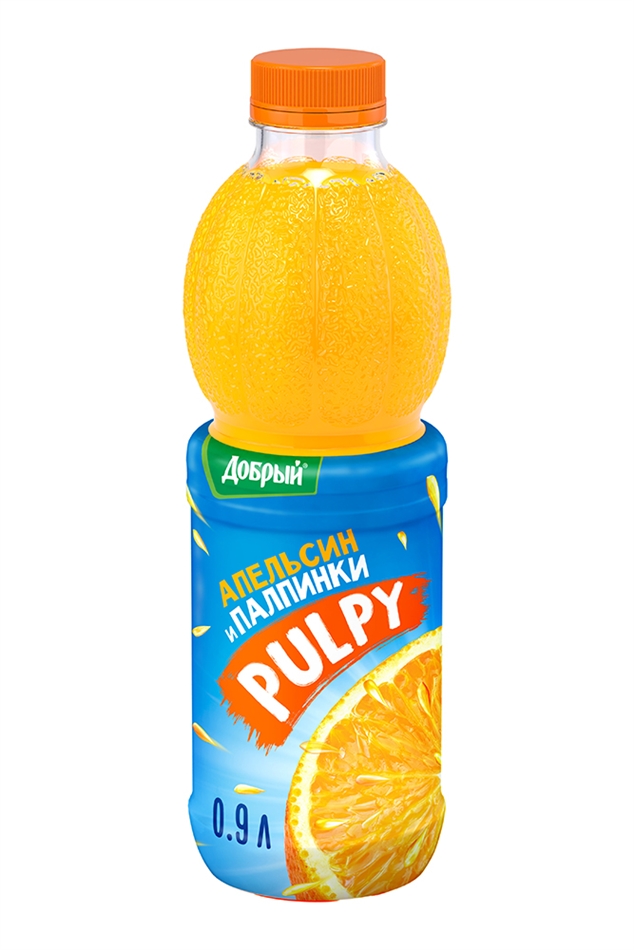 Напиток Добрый Палпи апельсин с мякотью 0,9л