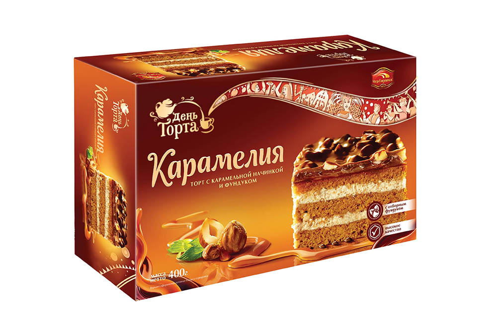 Торт Черемушки Карамелия 400г
