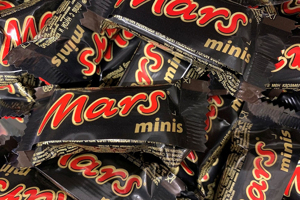 Конфеты Марс Минис
