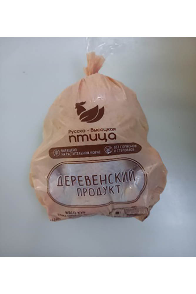 Грудка цыпленка бройлера замороженная с кожей Русско-Высоцкая