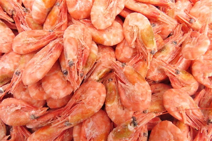 Креветка северная  варено-мороженая 120+