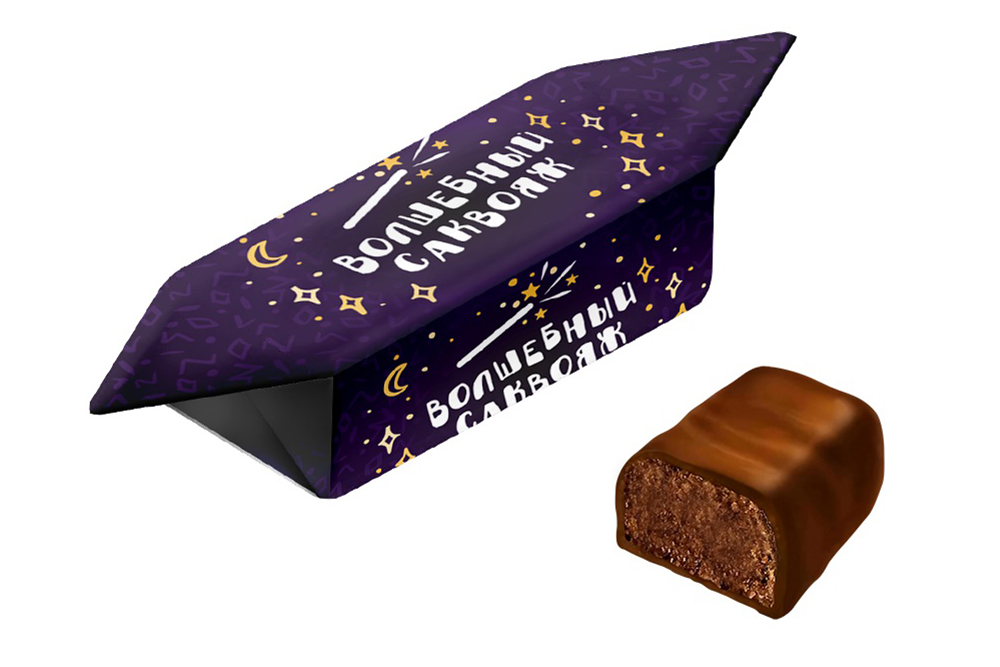 Конфеты Волшебный саквояж глаз с корпусом типа пралине