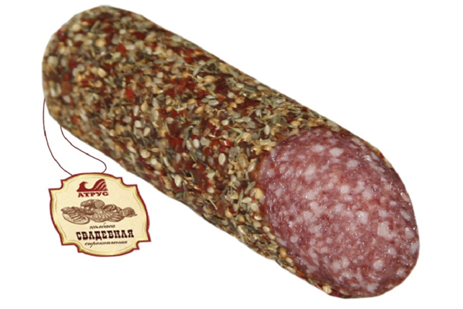 Колбаса Атрус Свадебная сырокопченая