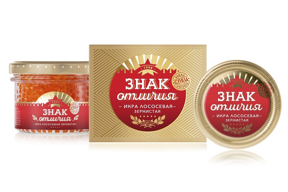 Икра лососевая Знак Отличия ст/б 245г