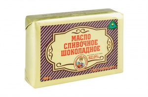 Масло из Вологды сливочное шоколадное 180г