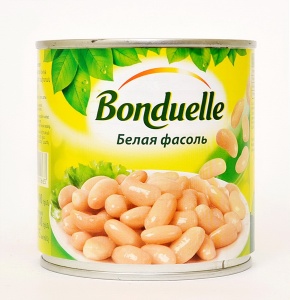 Фасоль Бондюэль белая 400г