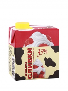 Сливки Петмол 33% 0,5л