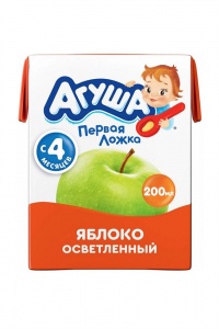 ДП Сок Агуша Яблоко 0,2л