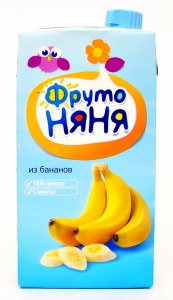 Нектар ФрутоНяня банан с мякотью 0,5л