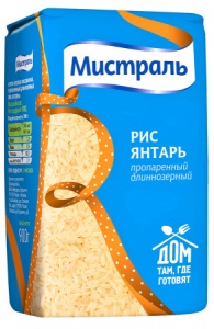 Рис Мистраль Янтарь 900г