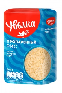 Рис Увелка длиннозерный пропаренный 800г