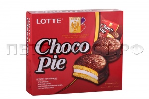 Печенье Лотте Чокопай прослоенное глазированное 12х28г 336г