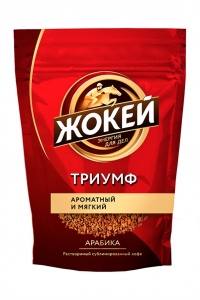 Кофе Жокей Триумф растворимый сублимированный м/у 150г