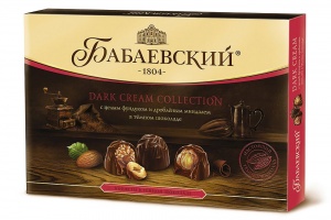 Конфеты Бабаевский цельный фундук дробленый миндаль 200г