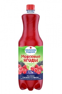 Напиток Калинов Малина Ежевика Клюква 1,7 л ПЭТ