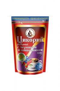 Цикорий растворимый черника и шиповник 100г