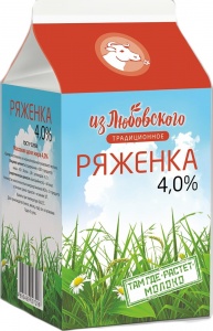 Ряженка Из Любовского 4% 450г