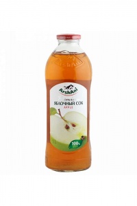 Сок Аршани яблочный стеклянная бутылка 1л