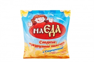 Палочки кукурузные НаЕда для мальчиков с сюрпризом 60г