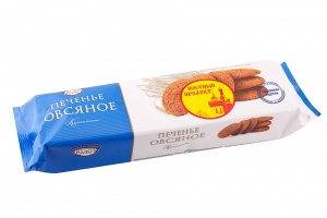 Печенье Полет овсяное классическое 300г