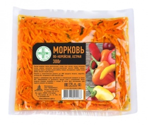 Салат Морковь по-корейски острая 300г Великоросс