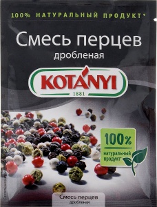 Приправа Котани смесь перцев дробленая 12г