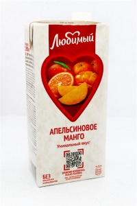 Напиток Любимый Апельсиновое манго 0,95л