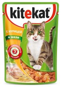 Корм Китикет для кошек курица желе 85г