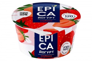 Йогурт Эпика фруктовый Клубника 4,8% 130г