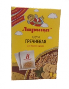 Крупа гречневая Ларица ядрица в варочных пакетах 8х50г