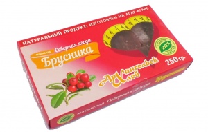 Мармелад Северная ягода брусника Арххлеб 250г