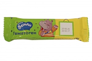 Гематоген Бегемотик Бонди 40г