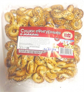 Сушка Кофетайм Фигурная с маком 200г