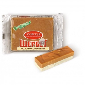 Щербет Азовская КФ молочно-ореховый 240г
