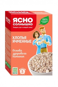 Хлопья Ясно солнышко ячменные 400г
