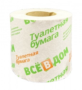 Бумага туалетная Все в дом 1 рулон 120г