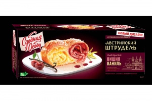 Пирог Сдобная особа Австрийский штрудель вишня ваниль 400г